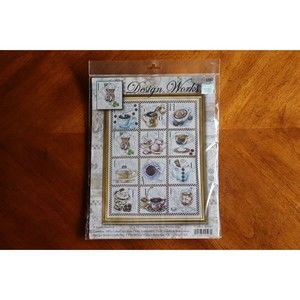 Design Works Crafts 12x16" Counted Cross Stitch Coffee Break Iced Latte Mocha Cu